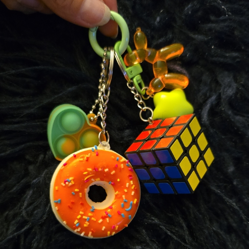 Kids Sensory Keychain ~ Backpack Zipper-pull